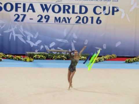 RIZATDINOVA Ganna UKR AA Ribbon - Sofia Word Cup 2016