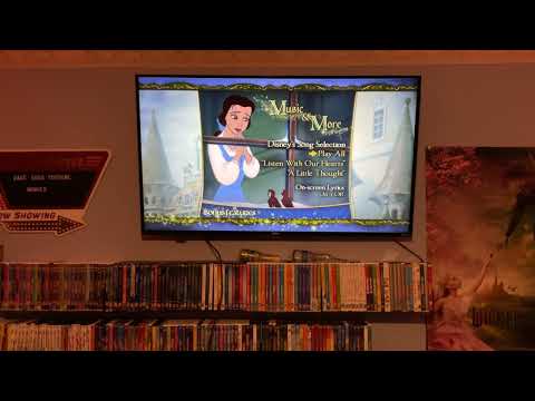 Menu walkthrough of Beauty And The Beast Belle’s Magical World Special Edition 2011 dvd