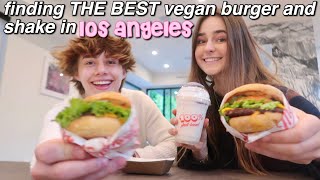 FINDING THE BEST VEGAN BURGER AND SHAKE IN LA
