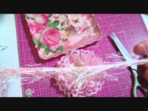 Shabby Lace Flower Tutorial