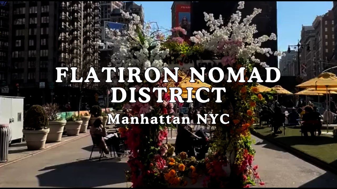 Flatiron NoMad District NYC | Manhattan Vibes #travel #nyc #flatiron #nomad