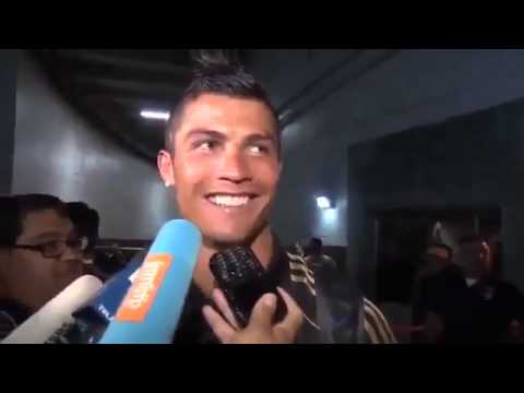 Epic Fail Cristiano Ronaldo tells a reporter how to pronounce Coentrao