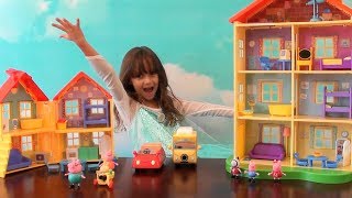 Peppa Pig: Peppa Pig Happy Family is Moving to a NEW Big House Story
