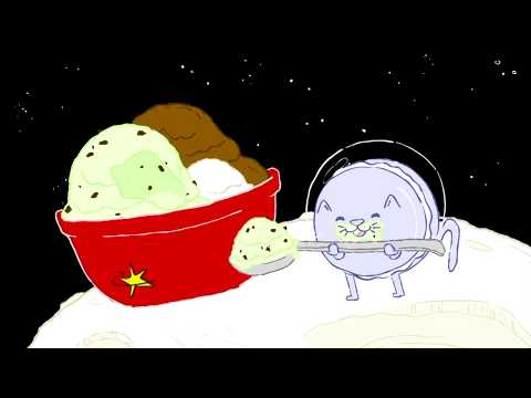 Macaroon Cat 1 hour - Parry Gripp and Peppermint Bowtie Animation