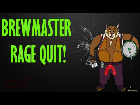 Dota 2 Brewmaster Rage Quit!