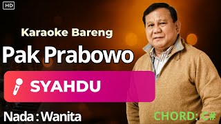 Download lagu Syahdu – Karaoke Duet Tanpa Vokal Wanita Bersama Pak Prabowo (Versi AI) mp3