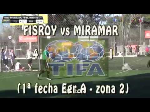 4 FISROY vs MIRAMAR 1 - 1ª fecha Egr A zona 2  -  15/08/2016