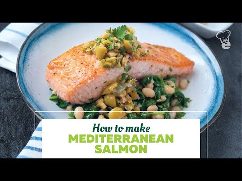 Heart-Healthy Mediterranean Salmon with White Beans | Easy Dinner Recipe