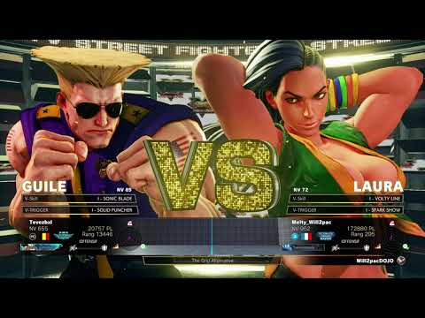 Street Fighter V - Laura vs Guile