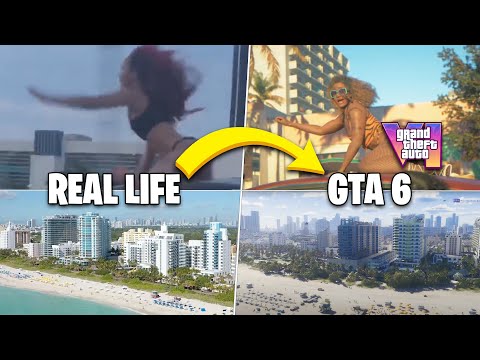  GTA 6 vs Real Life - All Comparisons (Florida Man References & Locations) 