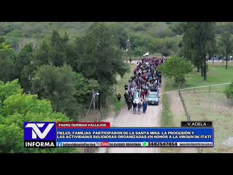 PROCESION  Y MISA EN VILLA ADELA. EN HONOR A LA VIRGEN DE ITATI