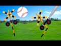 踏切アニメ 野球で遊ぶふみきりカンカン Railroad Crossing To Enjoy Baseball