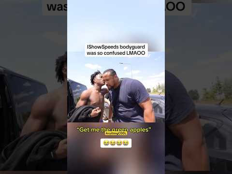 Ishowspeed bodyguard was confused after speed told him the secret code 😭 #ishowspeed #stream