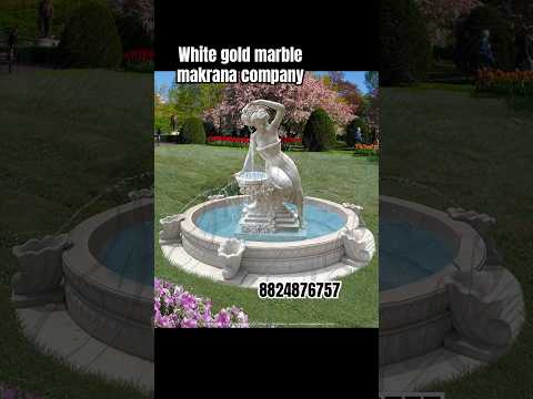 Outdoor Marble Fountain video by White Gold Marbles