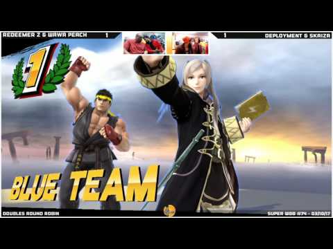 WBB #74  Redeemer Z & Wawa Peach vs Skaiza & Deployment   Round Robin   Smash 4 Doubles
