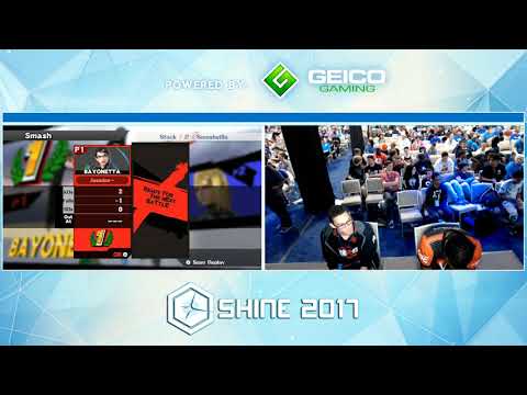 Shine 2017 Smash 4 - VGBC | PinkFresh (Bayonetta) vs. NRG | Nairo (ZSS) - Singles R2 Pools