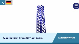 CP 001223 | Goetheturm Frankfurt am Main