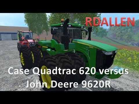 Case IH 620 Quadtrac Versus John Deere 9620R - Farming Simulator 15