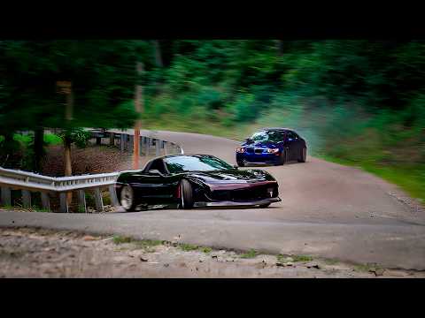 MOUNTAIN DRIFTING E92 M3 vs AMERICAN MUSCLE - WHICH IS THE BEST?