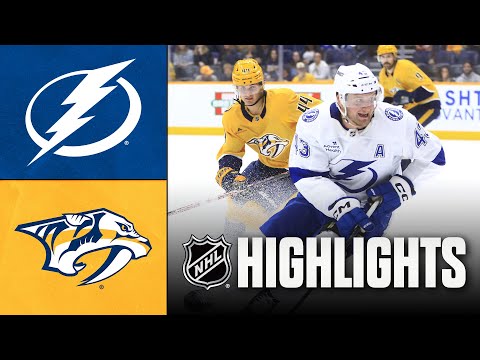 NHL Preseason Highlights | Lightning vs. Predators | September 23, 2025