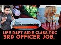 HOW TO DO LIFE RAFT INSPECTION SIRE CLASS PSC PREPARATION FOR SHIP 3RD OFFICER JOB JUNIOR OFFICER