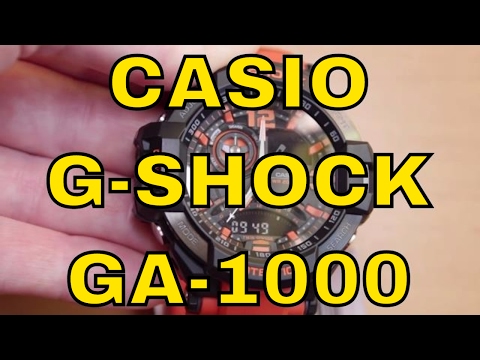 Casio G-Shock GA-1000-4AER SUPERIOR Series Watch Unboxing & Review - Compass, Thermometer, 20bar