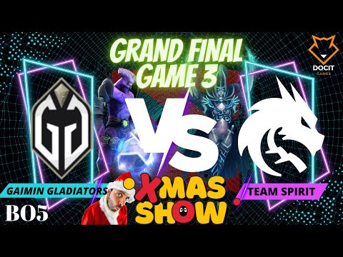 TEAM SPIRIT VS GAIMIN GLADIATORS | GRAND FINAL | GAME 03 | BETBOOM XMAS SHOW