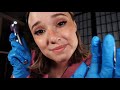 ASMR Southern Night Nurse Cranial Nerve Exam Taking Good Care Of You