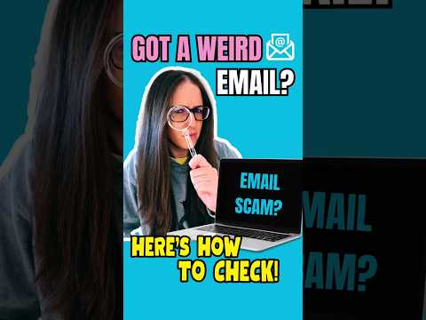 Ever received a weird email that looks official… but something feels off? #scamalert #deafeducation