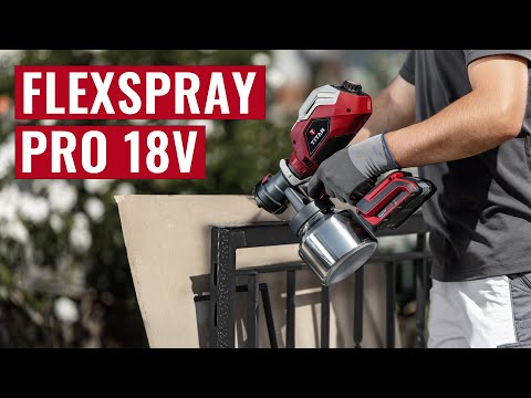 FlexSpray Pro 18V – more flexible than ever before thanks to the battery system