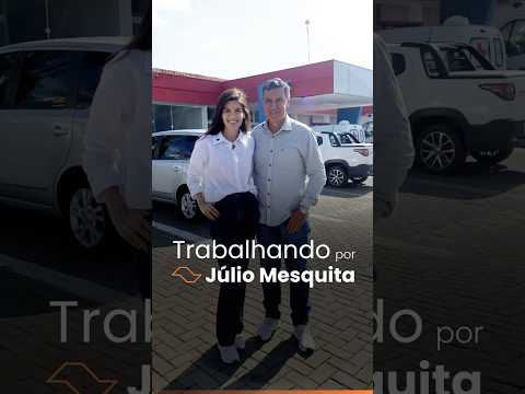Em Júlio Mesquita, trabalho e compromisso com a população. Seguimos juntos por mais conquistas!