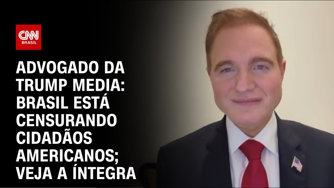 Brasil está censurando cidadãos americanos, diz Advogado da Trump Media; veja a íntegra | CNN 360º