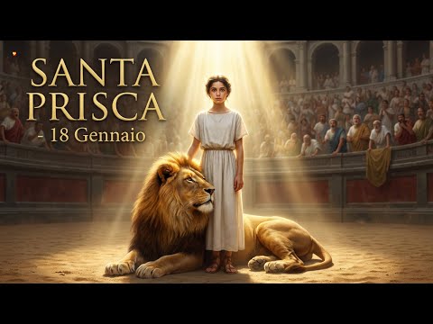 Santo del Giorno 18 Gennaio | Santa Prisca | La Bambina che Ammansì il Leone!