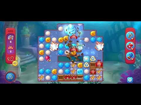 Fishdom🐠 Hard Level 8215 #youtube #fishdom #gamevideo