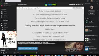 Songs for Courtney #2: Angel Taylor - Too Good for Words HARMONY by TEDDY