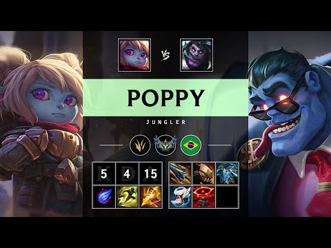 Poppy Jungle vs Dr. Mundo - BR Challenger Patch 25.15