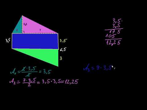 Aflarea ariei unei figuri prin descompunere