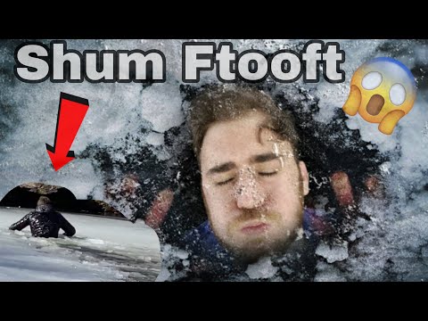 100$ CHALLANGE  me Gyner Godancin Ecja mbi lumin e Ngrir🧊😱 U Fundosa Rrezikova Per Video