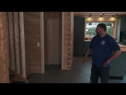 Modernes Blockhaus in Bayern