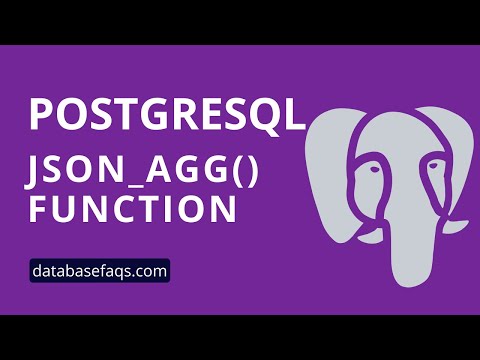 Postgresql Json_agg Function Jaon_agg In Postgresql Json Aggregate Function In Postgresql