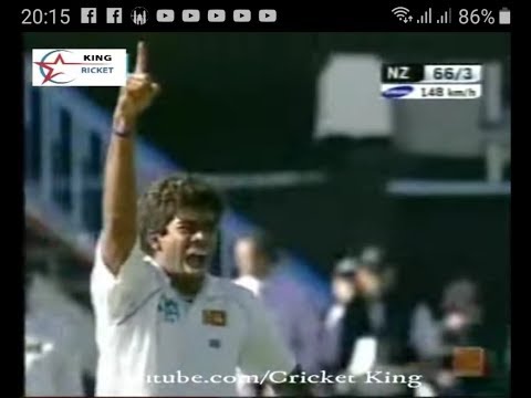 Lasith Malinga 5 for 68 2nd Test vs New Zealand at Wellington, Dec 15-18 2006