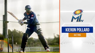 Kieron Pollard batting | पोलार्ड की बल्लेबाज़ी | Mumbai Indians