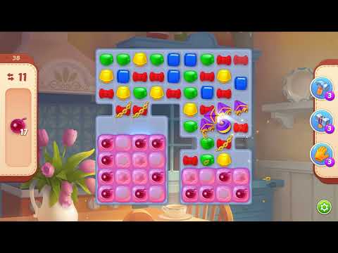 Homescapes level 38 - 16 Moves 🏡 Gameplay Walkthrough (Android, iOS) Playrix
