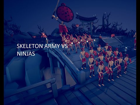 Skeleton army VS Ninjas (TABS)