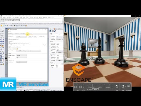 Enscape 2.9 render per Rhino - Lezione #9 #enscape3d #rhinocero