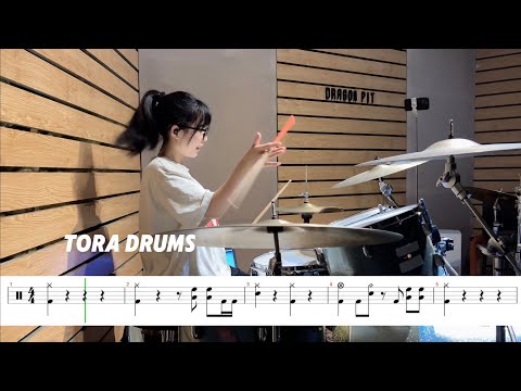 [ I lost to her ] DRUM by Tora Drums | DRUM SHEET, drum sheet music | hot tiktok music