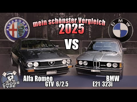 80s sports car comparison Alfa Romeo GTV 6 2.5 VS BMW E21 323i