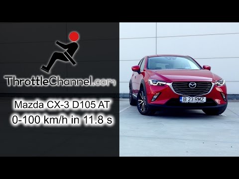 Mazda CX-3 SKYACTIV-D 105 AT acceleration - ThrottleChannel.com
