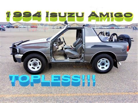 Isuzu Amigo with top and doors off. Topless 1994 XS model.