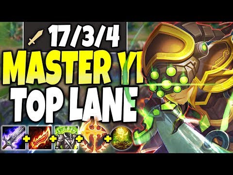 TOP LANE Master Yi IS BEYOND BROKEN! MASTER YI SEASON 10 BUILD! LoL TOP Master Yi Build S10 Gameplay